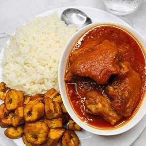 Rice and stew