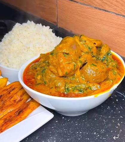 Rice and Banga Stew (Ofe Akwu)